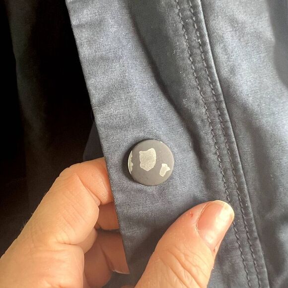 Jeremiah American Legacy Navy Snap Button Front Field Jacket Size XL - Picture 11 of 11